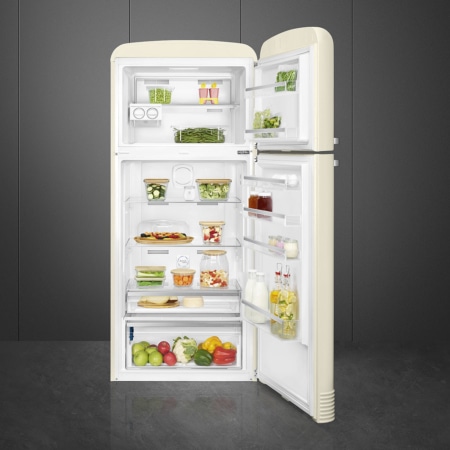 Smeg FAB50RCR5 koel-vriescombinatie Vrijstaand 523,9 l E Crème - Afbeelding 10