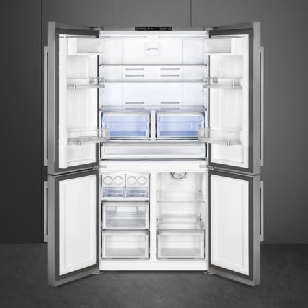 Smeg FQ60XF amerikaanse koelkast Vrijstaand 572 l F Roestvrijstaal - Afbeelding 3