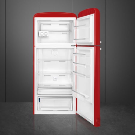 Smeg FAB50RRD5 koel-vriescombinatie Vrijstaand 524 l E Rood - Afbeelding 3