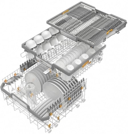 Miele G 7665 SCVi XXL AutoDos Volledig ingebouwd 14 couverts A - Afbeelding 4