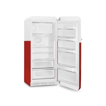 Smeg FAB28RDCC5 combi-koelkast Vrijstaand 270 l D Rood, Wit - Afbeelding 6