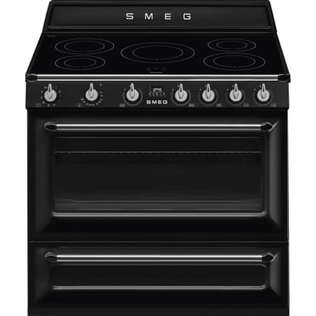 Smeg Victoria TR90IBL2 fornuis Vrijstaand fornuis Inductiekookplaat zones Zwart A - Afbeelding 4