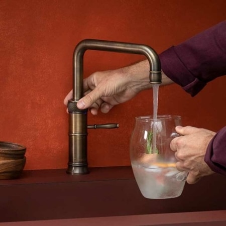 QUOOKER COMBI+ CLASSIC FUSION SQUARE MESSING PATINA – 22+CFSPTN - Afbeelding 4