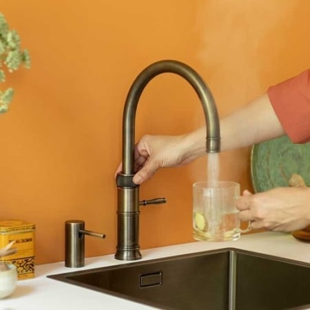 QUOOKER PRO3 CLASSIC FUSION ROUND MESSING PATINA – 3CFRPTN - Afbeelding 3