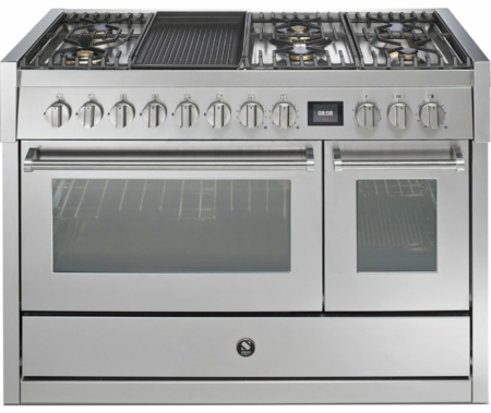 Steel fornuis Genesi 120 - Gas fornuis | GQ12SF 6T