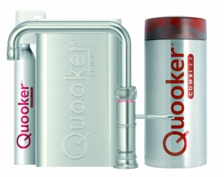 QUOOKER COMBI+ CLASSIC FUSION SQUARE RVS + CUBE – 22+CFSRVS