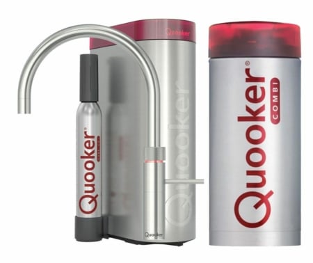 QUOOKER COMBI FUSION ROUND RVS + CUBE – 22FRRVS