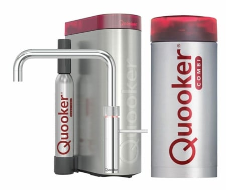 QUOOKER COMBI FUSION SQUARE CHROOM + CUBE – 22FSCHR