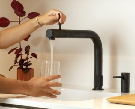 QUOOKER FRONT ZWART LOSSE KRAAN - FRONTBLK - Afbeelding 2