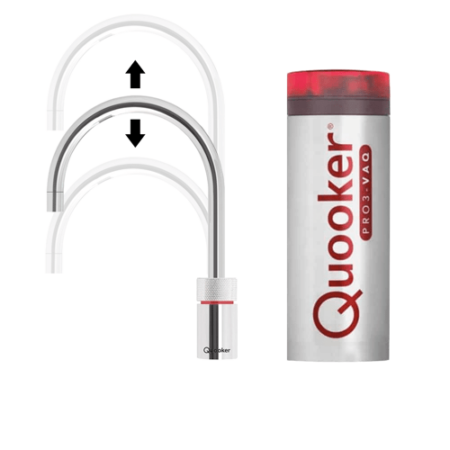 QUOOKER PRO3 NORDIC ROUND CHROOM - 3NRCHR - Afbeelding 3
