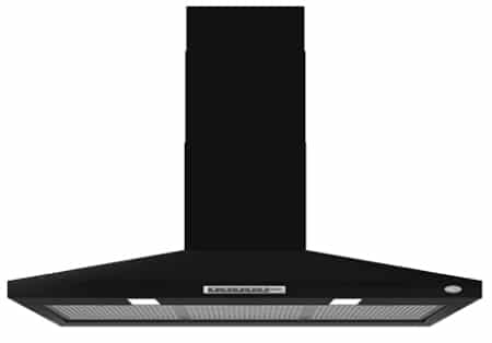 Boretti BST901ZW afzuigkap Muurmontage Zwart 609 m³/uur A - Afbeelding 4