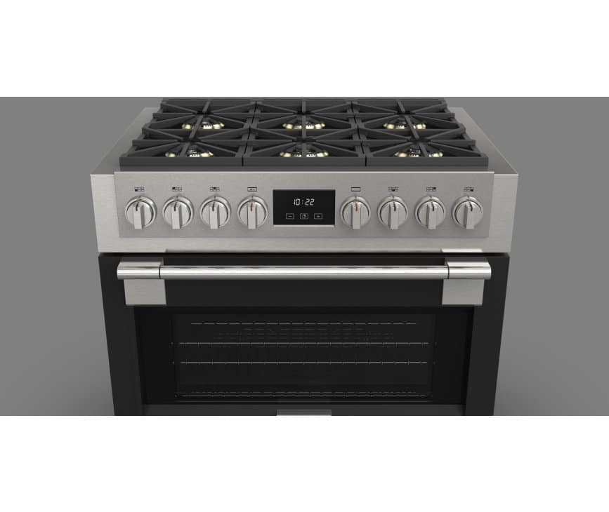 Fulgor Milano FSRC 3606 P MG ED 2F MBK Fornuis - Afbeelding 2