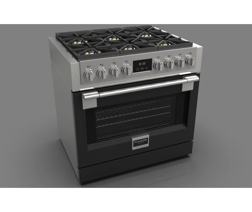 Fulgor Milano FSRC 3606 P MG ED 2F MBK Fornuis - Afbeelding 3