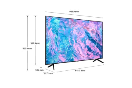Samsung Series 7 UE43CU7192UXXH 109,2 cm (43") 4K Ultra HD Smart TV Wifi Zwart - Afbeelding 4