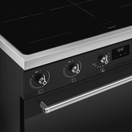 Smeg Symphony C9IMMB2 fornuis Vrijstaand fornuis Electrisch Inductiekookplaat zones Zwart A - Afbeelding 7