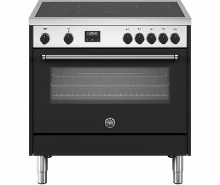 Bertazzoni MPL95I1ENEC inductie fornuis met 5 zones, zwart