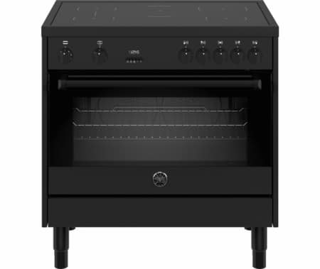 Bertazzoni MPL95I1ETNV inductie fornuis met 5 zones, zwart