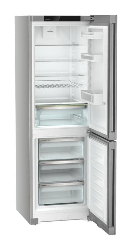 Liebherr CNsfc 5233 Plus NoFrost koel-vriescombinatie Vrijstaand 330 l C Zilver - Afbeelding 5