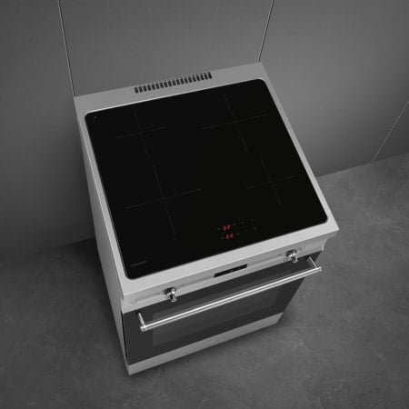 Smeg Concert C6IMXT2 fornuis Vrijstaand fornuis Inductiekookplaat zones Roestvrijstaal A - Afbeelding 7