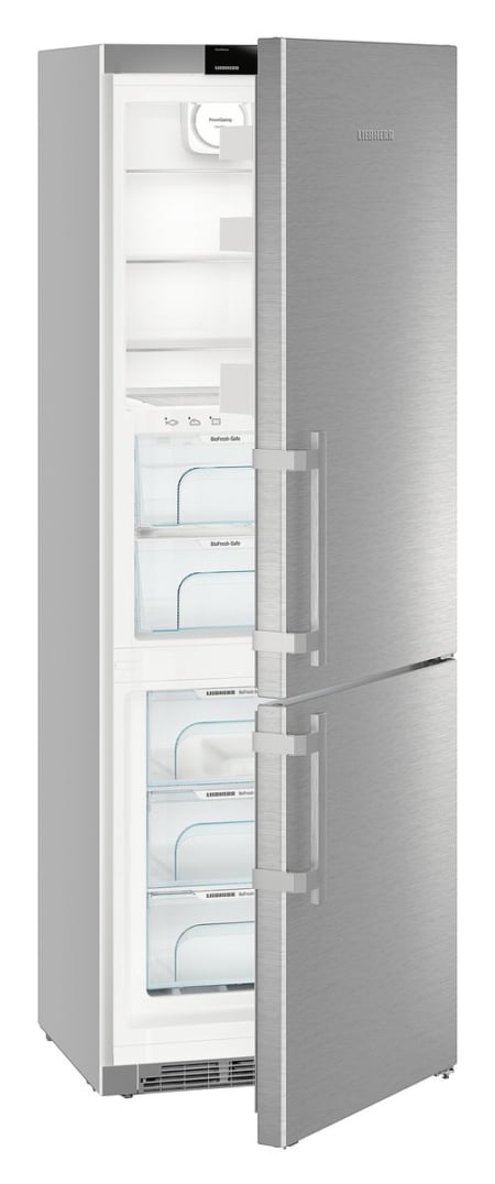 Liebherr CBNef 5735 koel-vriescombinatie Vrijstaand 393 l D Zilver - Afbeelding 6