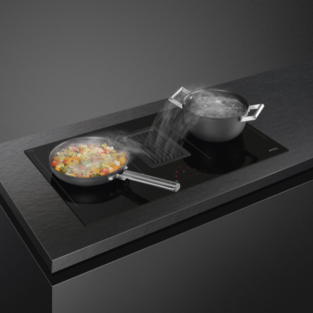 Smeg Universal HOBD482D kookplaat Zwart Ingebouwd 83 cm Inductiekookplaat zones 4 zone(s) - Afbeelding 4