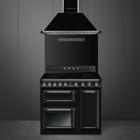 Smeg Victoria CUISINIARE TR93IBL2 Range-fornuis Inductiekookplaat zones Zwart A - Afbeelding 2