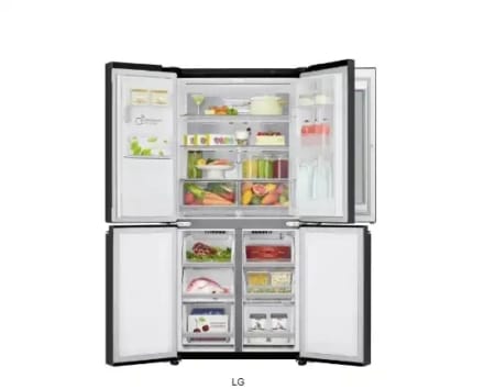 LG InstaView GMX844MC6F amerikaanse koelkast Vrijstaand 506 l F Zwart - Afbeelding 11