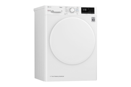 LG RH80V3AV0N wasdroger Vrijstaand Voorbelading 8 kg A++ Wit - Afbeelding 9