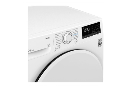 LG RH80V3AV0N wasdroger Vrijstaand Voorbelading 8 kg A++ Wit - Afbeelding 8