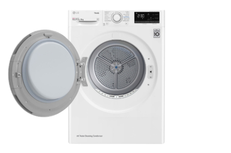 LG RH80V3AV0N wasdroger Vrijstaand Voorbelading 8 kg A++ Wit - Afbeelding 3