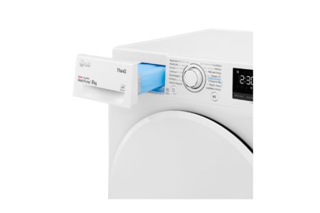LG RH80V3AV0N wasdroger Vrijstaand Voorbelading 8 kg A++ Wit - Afbeelding 7