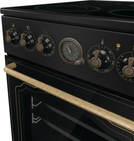 Gorenje GECS5B70CLB cm. 50 - 4 elektrische zones + 1 elektrische oven - zwart - Afbeelding 6