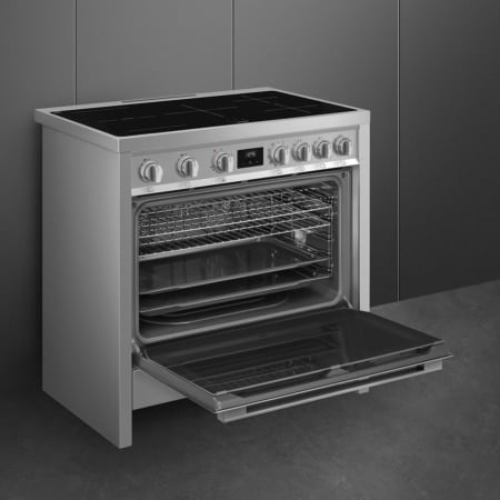 Smeg Master B95IMX9 fornuis Vrijstaand fornuis Keramisch Roestvrijstaal A - Afbeelding 5