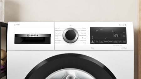 Bosch Serie 6 WGG244A9GB wasmachine Voorbelading 9 kg 1351 RPM Wit DHZ1100 - Afbeelding 3