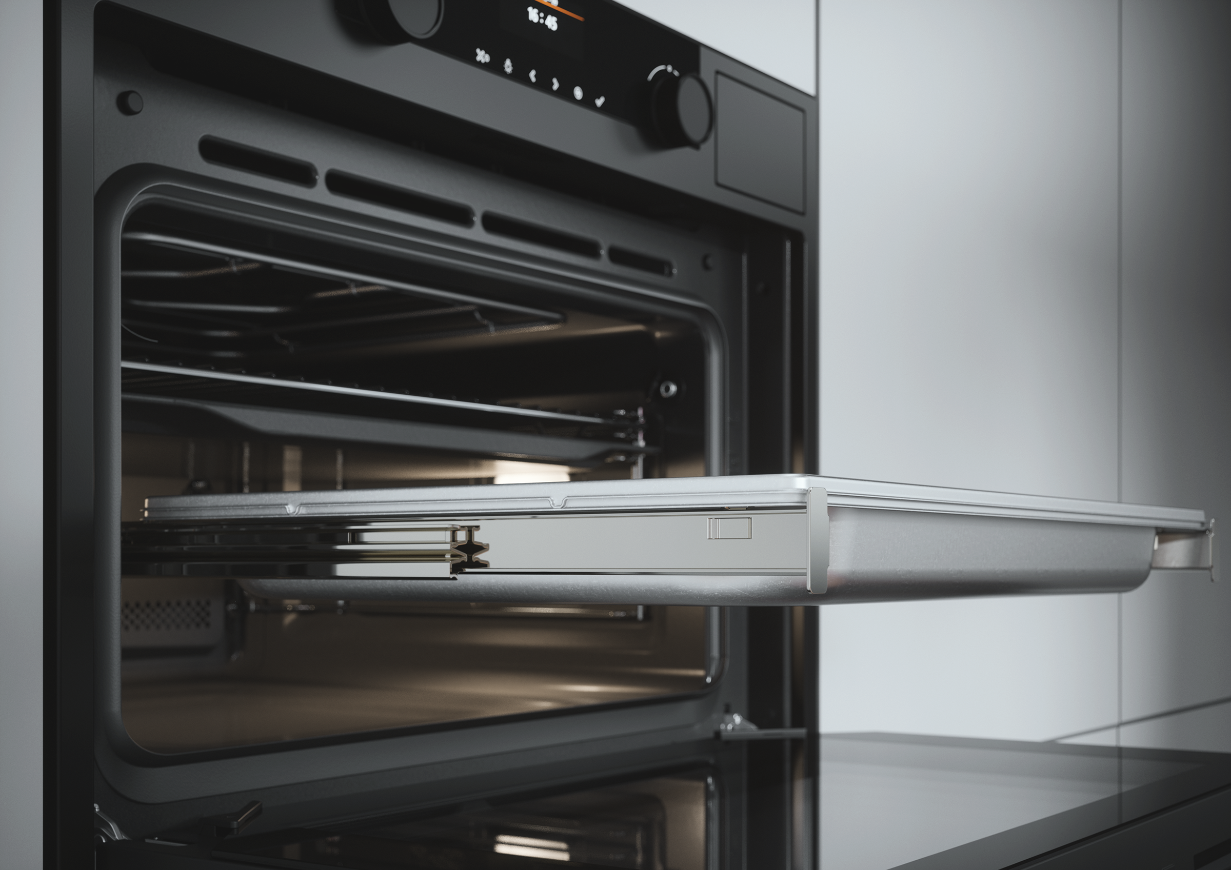 ATAG CS4695C stoomoven Middelmaat Grafiet Draaiknop, Touch - Afbeelding 3
