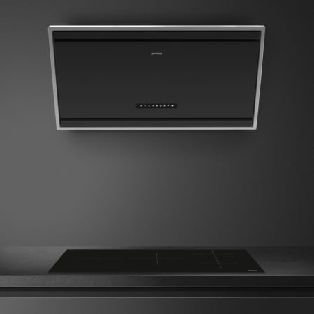 Smeg KV394MB afzuigkap Muurmontage Zwart 730 m³/h A - Afbeelding 3