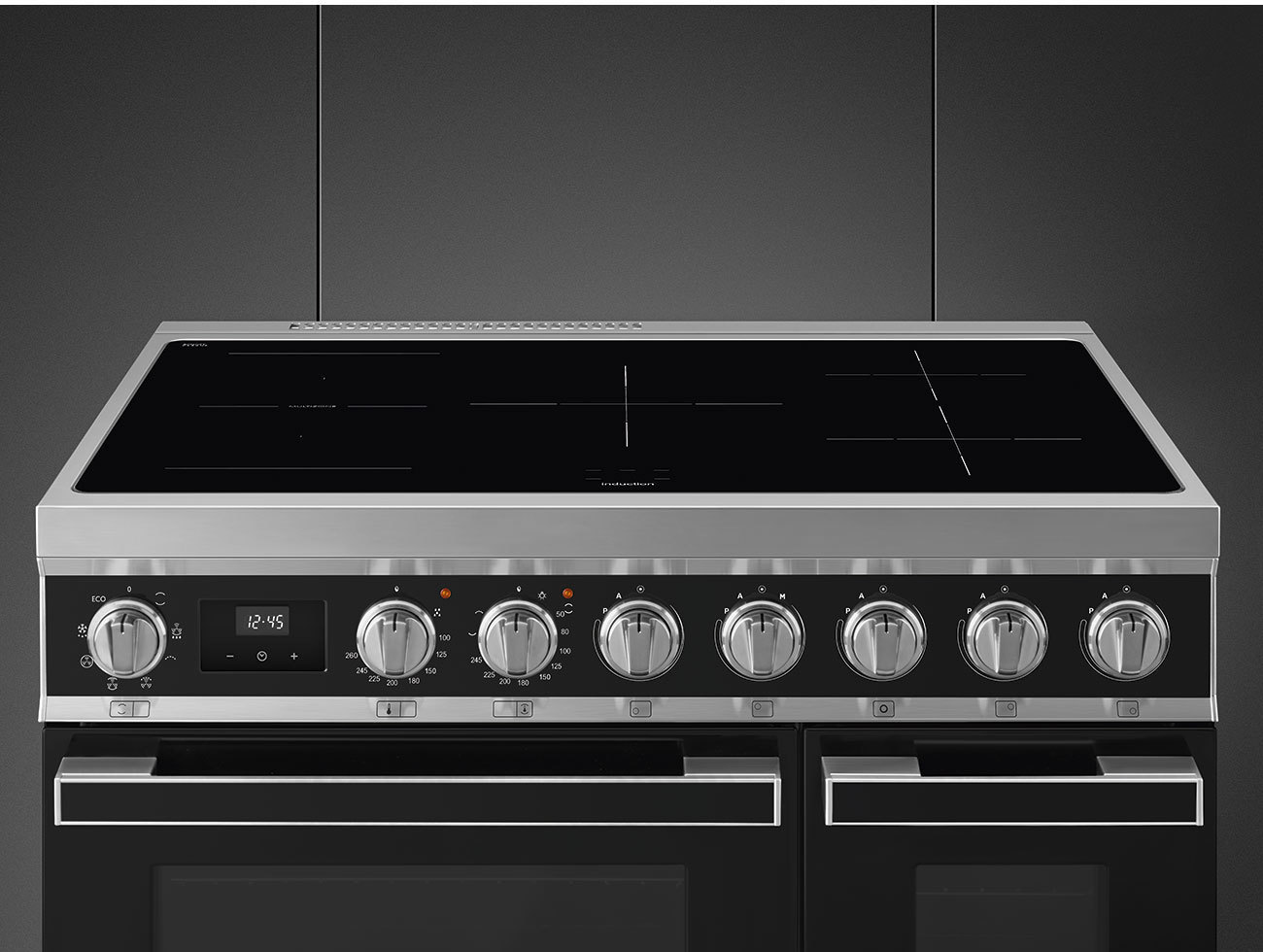 Smeg Master CUISINIERE CPF92IMBL Vrijstaand fornuis Inductiekookplaat zones Zwart A - Afbeelding 4