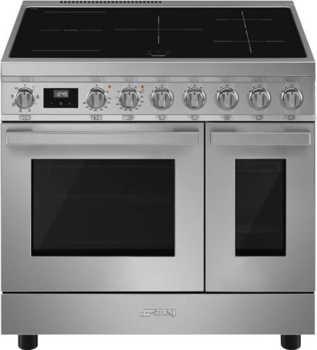 Smeg Master CUISINIERE CPF92IMX Vrijstaand fornuis Inductiekookplaat zones Roestvrijstaal A