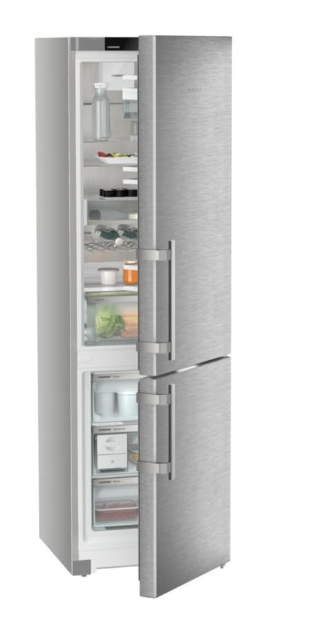 Liebherr CNsdd 5753 Prime koel-vriescombinatie Vrijstaand 373 l D Zilver - Afbeelding 3