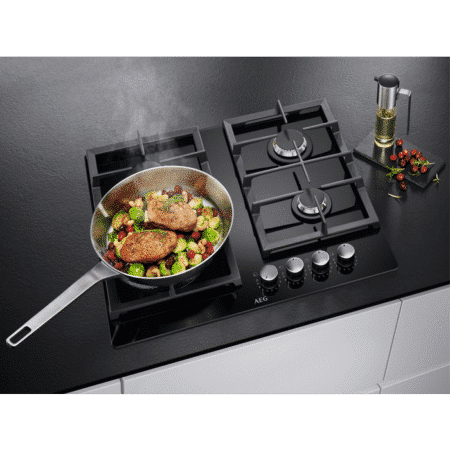AEG HKB64420NB Zwart Ingebouwd 60 cm Gaskookplaat 4 zone(s) - Afbeelding 8