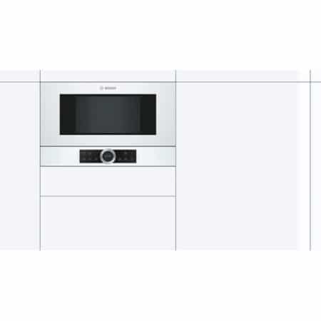 Bosch Serie 8 BFR634GW1 magnetron Ingebouwd Solo-magnetron 21 l 900 W Wit - Afbeelding 3