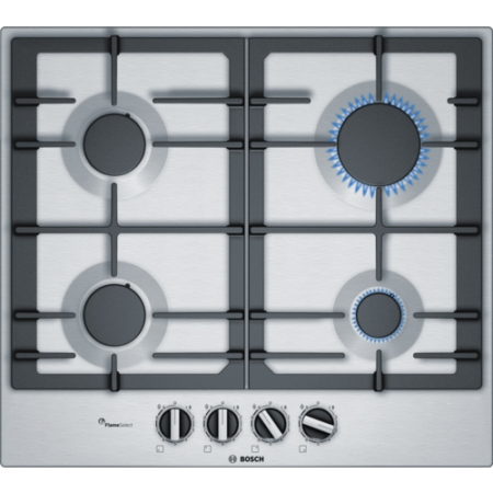 Bosch Serie 6 PCP6A5B90 kookplaat Zwart, Roestvrijstaal Ingebouwd Gaskookplaat 4 zone(s) - Afbeelding 7