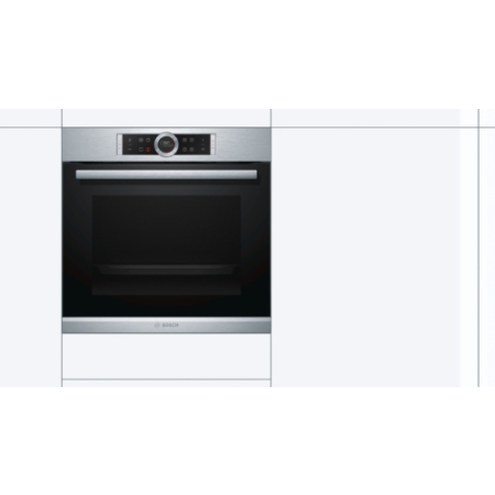 Bosch Serie 8 HBG6750S1 oven 71 l 3600 W A+ Zwart, Roestvrijstaal - Afbeelding 5