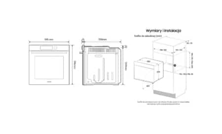 Samsung NV7B41205AK Elektrische oven cm. 60 - zwart glas - Afbeelding 5