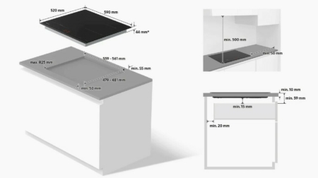 Samsung NZ64B6056JK Inductiekookplaat cm. 60 - zwart glaskeramiek - Afbeelding 12