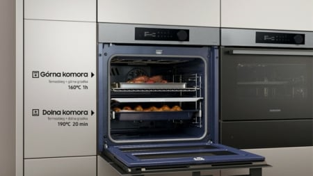 Samsung NV7B5645TAS Elektrische oven cm. 60 - roestvrij staal - Afbeelding 6