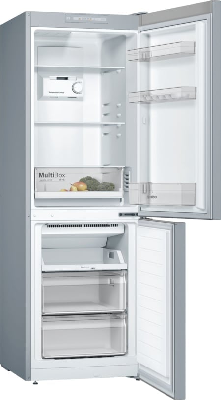 Bosch Serie 2 KGN33NLEB koel-vriescombinatie Vrijstaand 282 l E Roestvrijstaal - Afbeelding 7