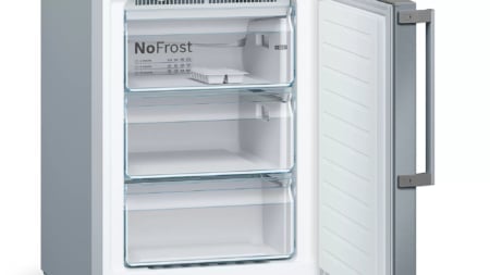 Bosch Serie 4 KGN36XLDP koel-vriescombinatie Vrijstaand 326 l D Roestvrijstaal - Afbeelding 5
