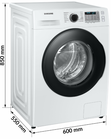 SAMSUNG WW80TA026AH EcoBubble wasmachine 8kg 1200 tpm - Afbeelding 6