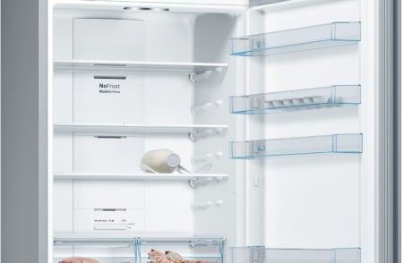 Bosch Serie 4 KGN49XLEA koel-vriescombinatie Vrijstaand 438 l E Roestvrijstaal - Afbeelding 5
